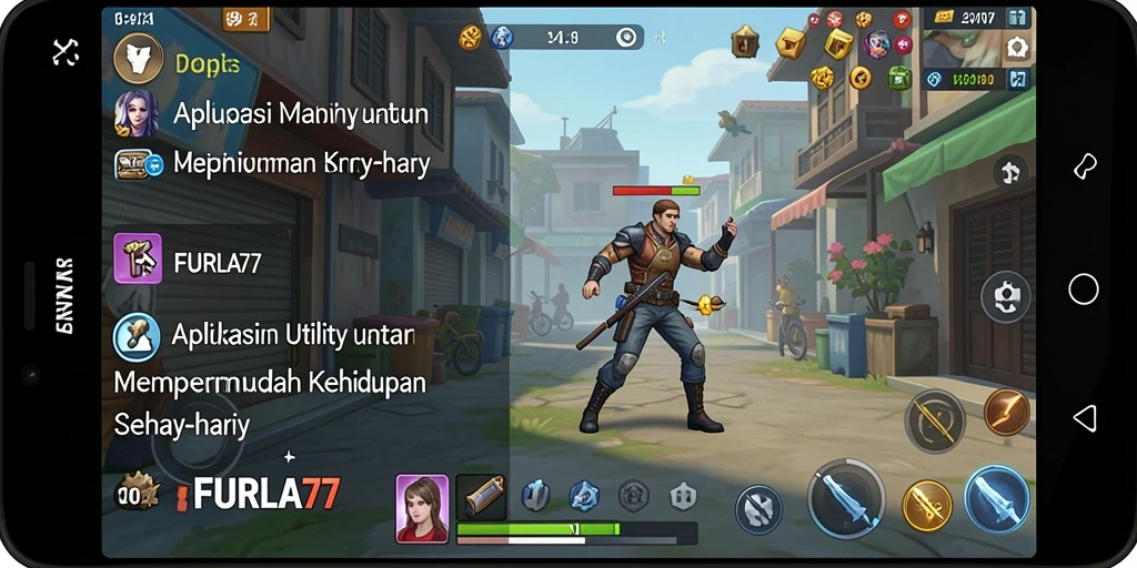 Tampilan antarmuka FURLA77 yang ramah pengguna