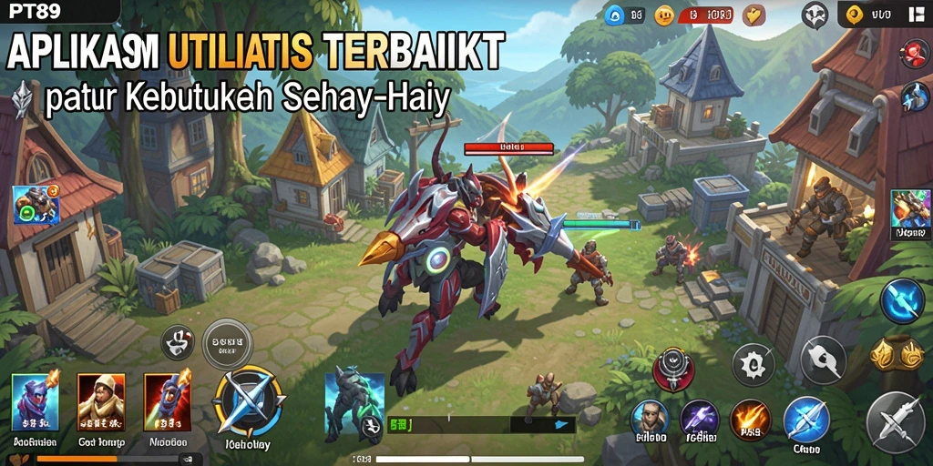 Tampilan utama PT89 yang intuitif dan ramah pengguna.