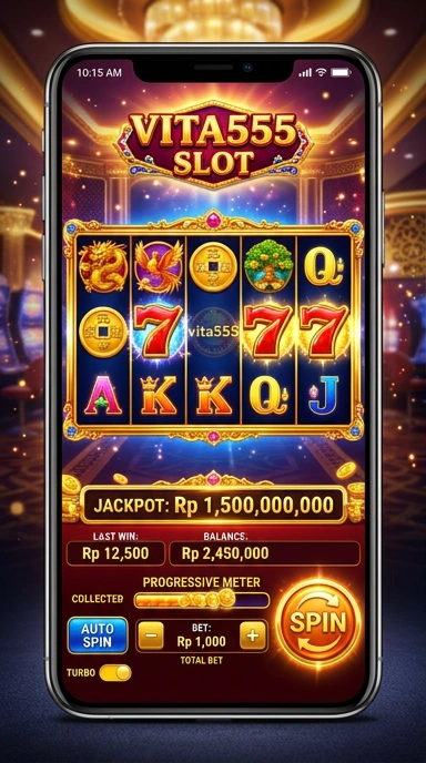 Proses pengunduhan aplikasi vita555 yang cepat dan mudah.